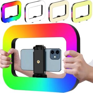 Phone Video Rig QYPENT Handheld LED Ring Light