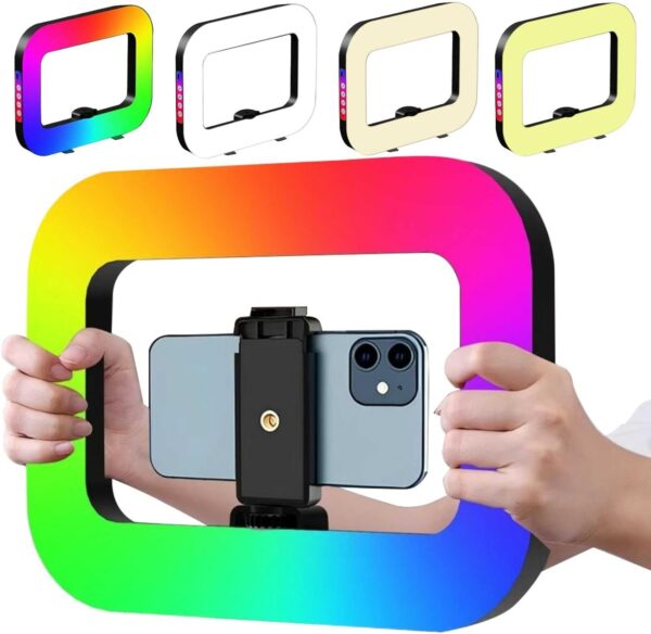 Phone Video Rig QYPENT Handheld LED Ring Light